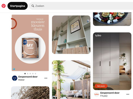 Standaard gepromote pin